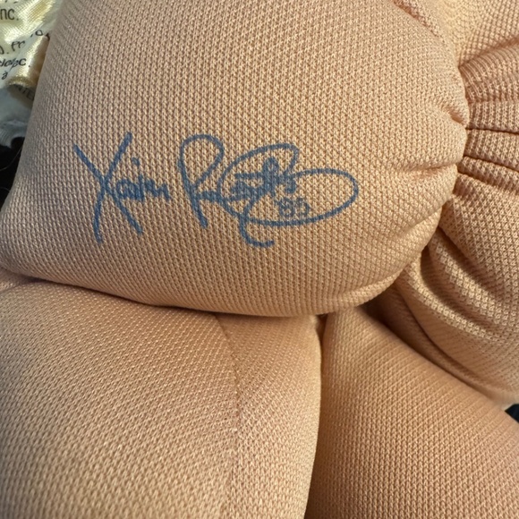 1985 Cabbage Patch Kids Baby Doll - Coleco Era, Blonde Hair, Green Eyes, Signed - Picture 10 of 13